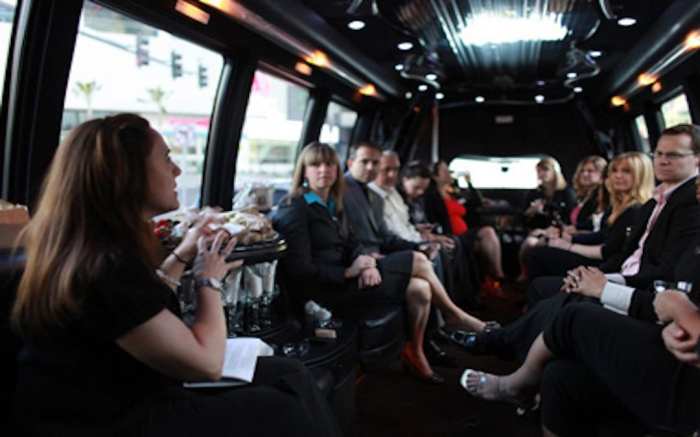 Event transportation corporate bus luxury limousine party services service